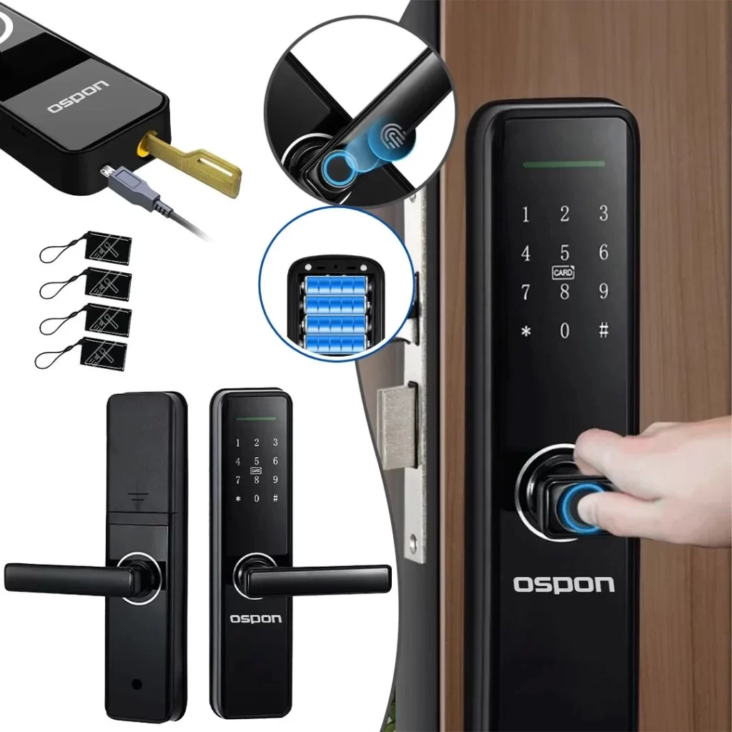 تركيب قفل الباب الذكي